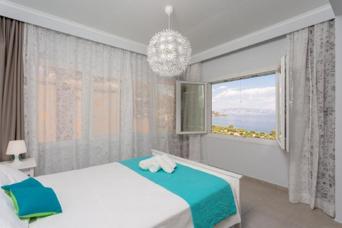 Corfu Sea View Villa - Aurora Barbati Exterior foto
