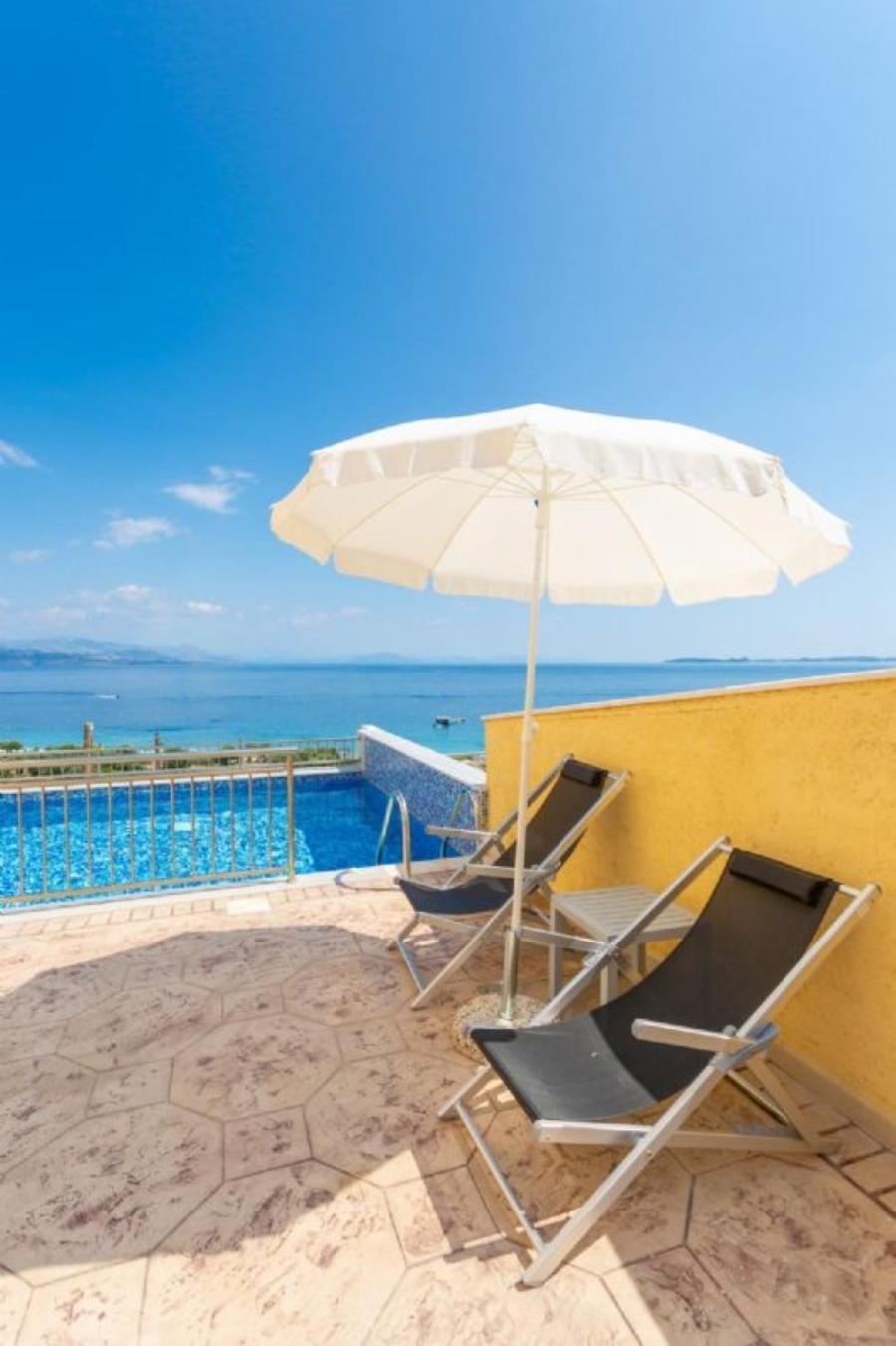 Corfu Sea View Villa - Aurora Barbati Exterior foto